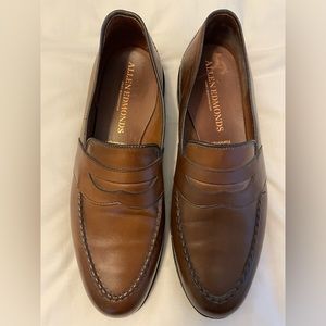 Allen Edmunds Randolph Penny Loafer in Brown Size 11